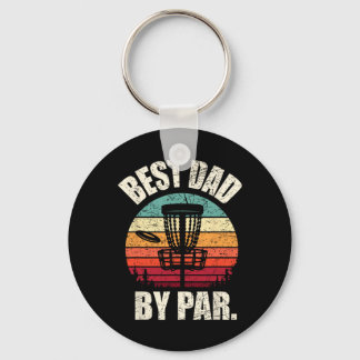 Porte-clés Chemise Vintage Disc Golf Dad, Meilleur Papa Par F