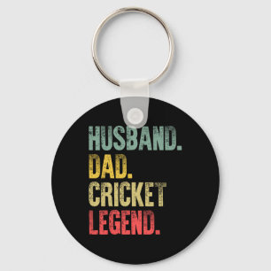 Porte-clés Chemise Vintage Drôle Papa de Cricket Légendaire R