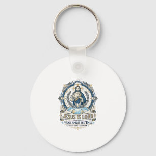Porte-clés Chemise Vintage Eschatologie Prophétie Jésus Chrét