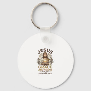 Porte-clés Chemise Vintage Jésus Bowling Graphique Chrétien_1