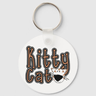 Porte-clés Chemises et cadeaux Cute Kitty Cat
