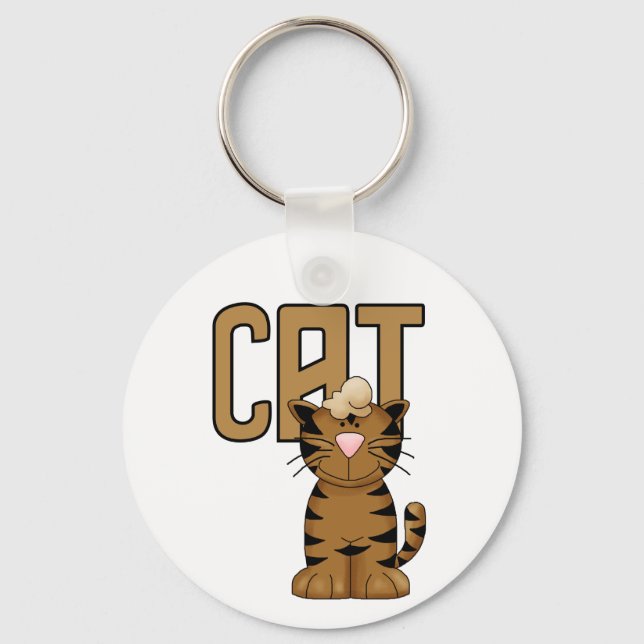 Porte-clés Chemises et cadeaux de chat (Recto)