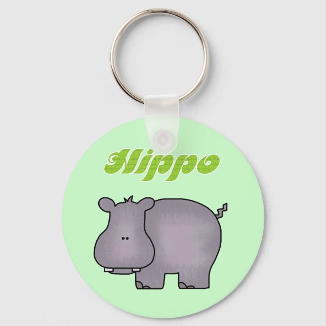 Porte-clés Chemises et cadeaux Hippopotamus (Recto)