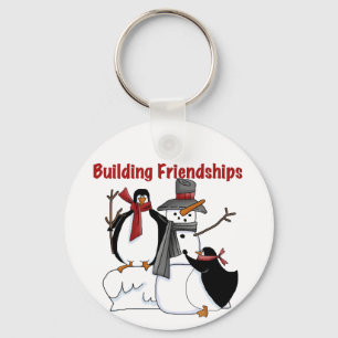 Porte-clés Chemises et cadeaux Penguins Building Friendship