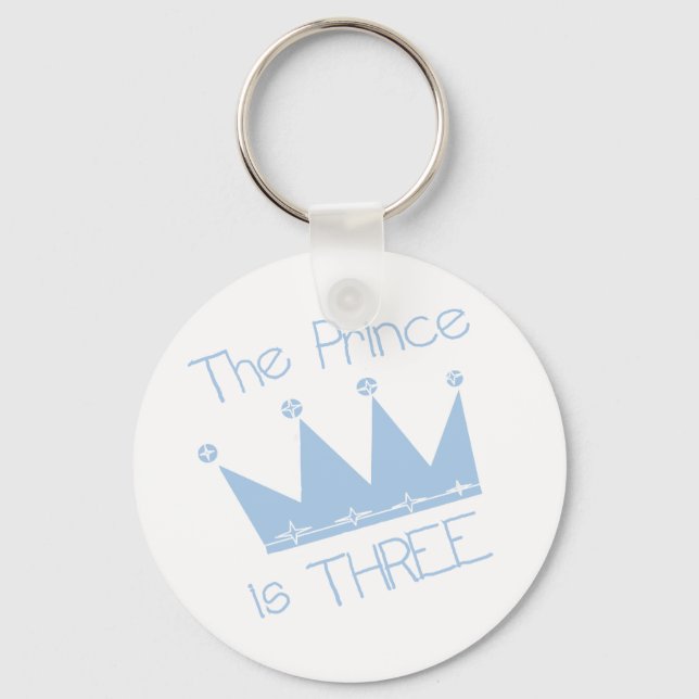 Porte-clés Chemises et cadeaux Prince Crown 3e anniversaire (Recto)