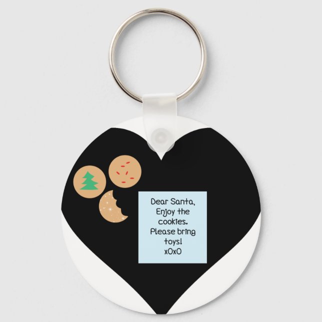 Porte-clés Cher Père Noël - Apportez des jouets (Recto)