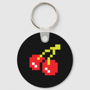 Porte-clés Cherries 80s Jeu vidéo Halloween Costume Easy Gro