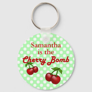 Porte-clés Cherry Bomb Porte - clé personnalisé
