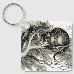 Porte-clés Cheshire Chat Alice Wonderland Classic