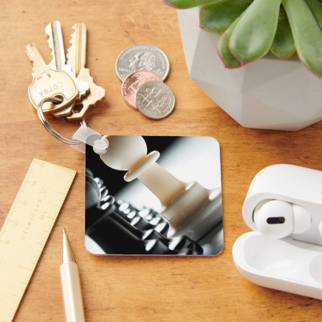 Porte-clés Chess Soldier Printed Keychains (Bureau)