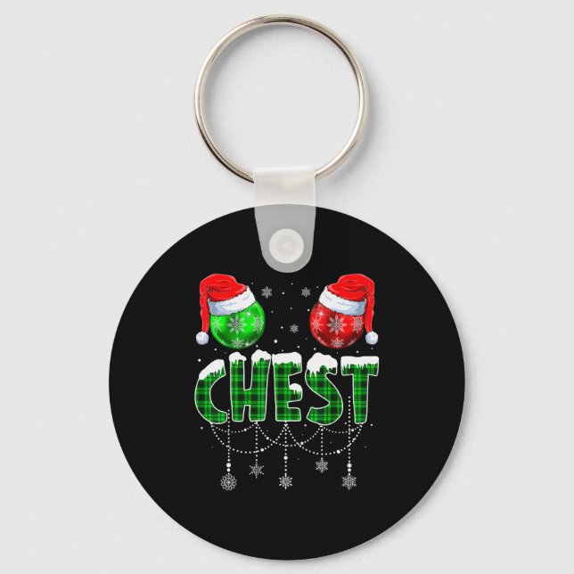 Porte-clés Chestnuts Matching Family Funny Chest Nuts Christm (Recto)