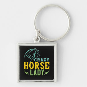 Porte-clés Cheval - Crazy Horse Lady