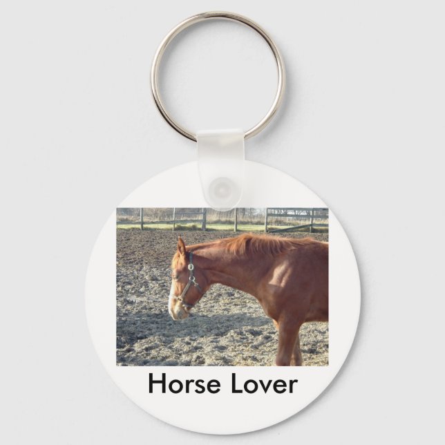 Porte-clés Cheval de châtaignes (Recto)