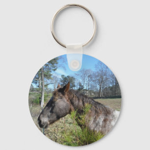 Porte-clés Cheval de couleur Coco et Crème