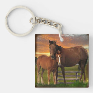 Porte-clés Cheval et poney