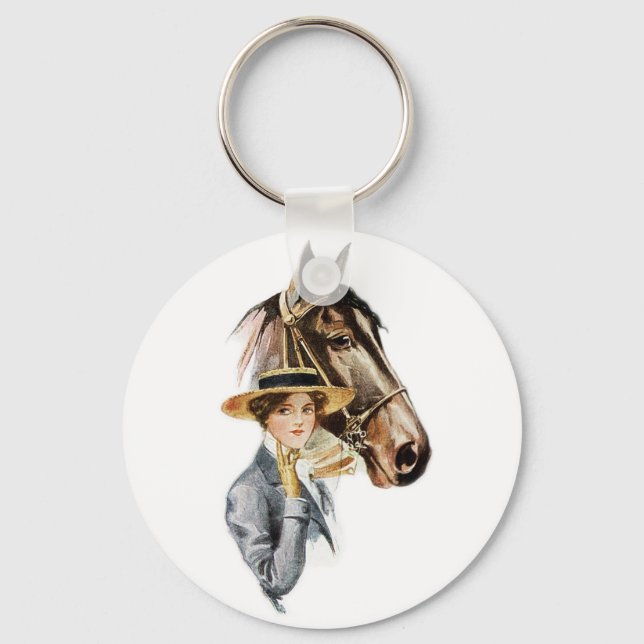Porte-clés Cheval et Porte - clé dame (Recto)
