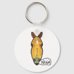 Porte-clés Cheval Face Neigh