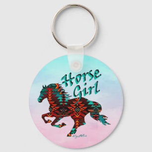 Porte-clés Cheval Girl, Cheval du Sud-Ouest