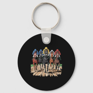 Porte-clés Cheval Racer Jockey Racer Der