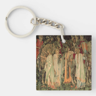 Porte-clés Chevaliers médiévaux de la Table Ronde