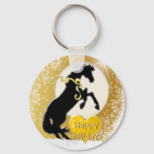 Porte-clés Chevaux de Coeur V Vacances (étoiles d'Or)