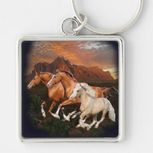 Porte-clés Chevaux sauvages d'Arizona