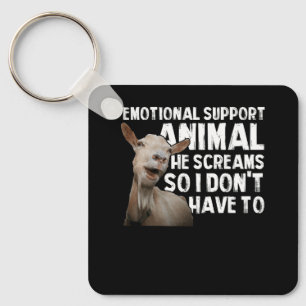 Porte-clés Chèvre hurler Soutien émotionnel Chèvre animal Pro