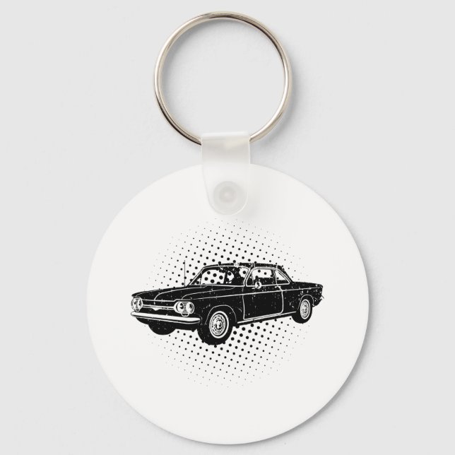 Porte-clés Chevrolet Corvair 1964 (Recto)