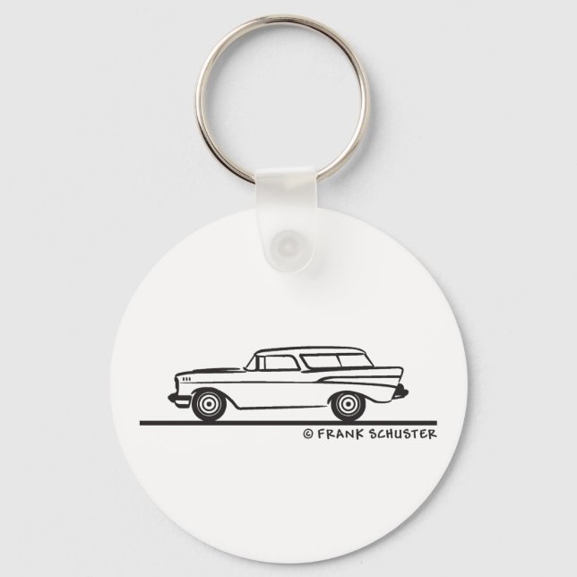 Porte-clés Chevrolet Nomad 1957 (Recto)