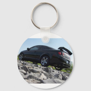 Porte-clés Chevy Cobalt SS surchargé sur rochers porte - clé