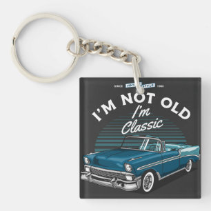 PORTE-CLÉS CHEVY DE VOITURE CLASSIQUE BEL AIR CONVERTIBLE 195