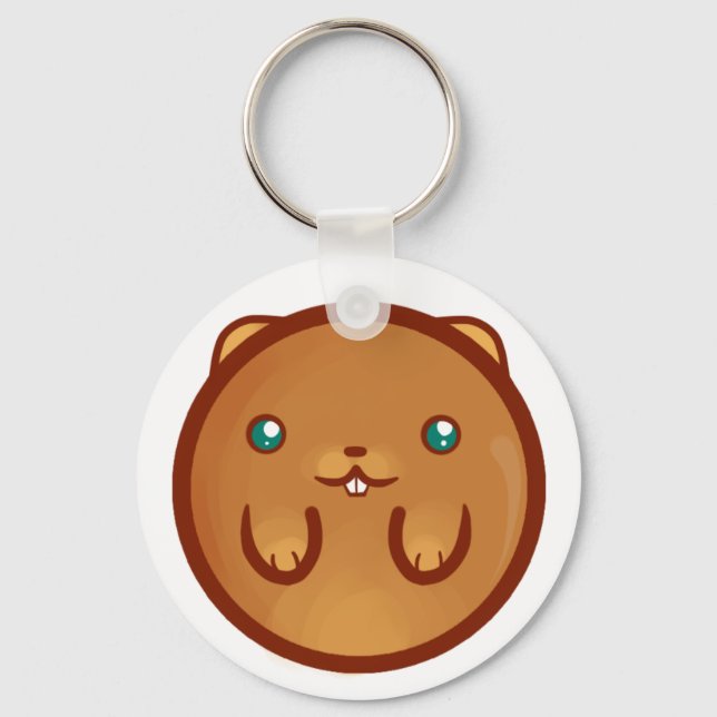 Porte-clés Chibi Hamster (Recto)