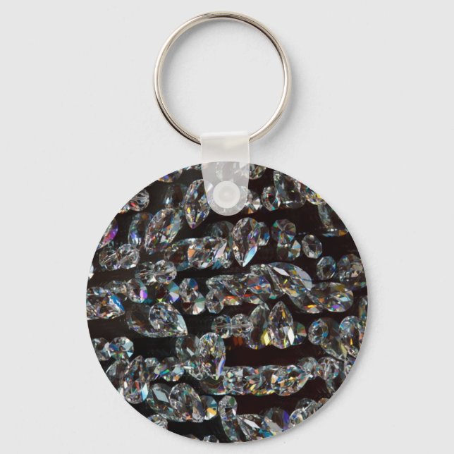 Porte-clés Chic Black Diamond Chrystal Cadeaux Motifs Abstrai (Recto)