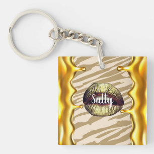 Porte-clés Chic Salty Luxueux cadeau Anniversaire été lèvres
