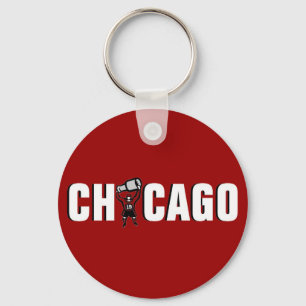 Porte-clés Chicago Blackhawks : Champions de la Coupe Stanley