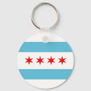 Porte-clés Chicago City flag Keychain