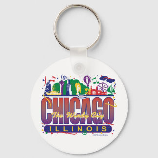 Porte-clés Chicago-Confetti