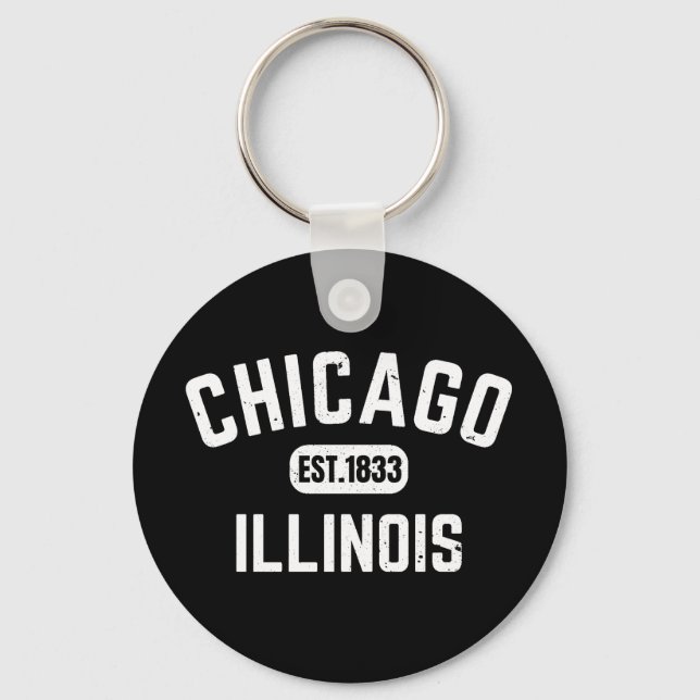 Porte-clés Chicago Illinois (Recto)