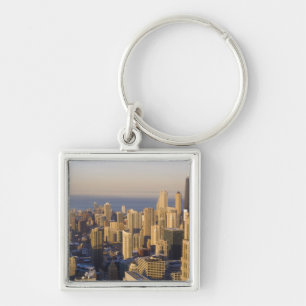 Porte-clés Chicago, Illinois, vue panoramique depuis la Sears