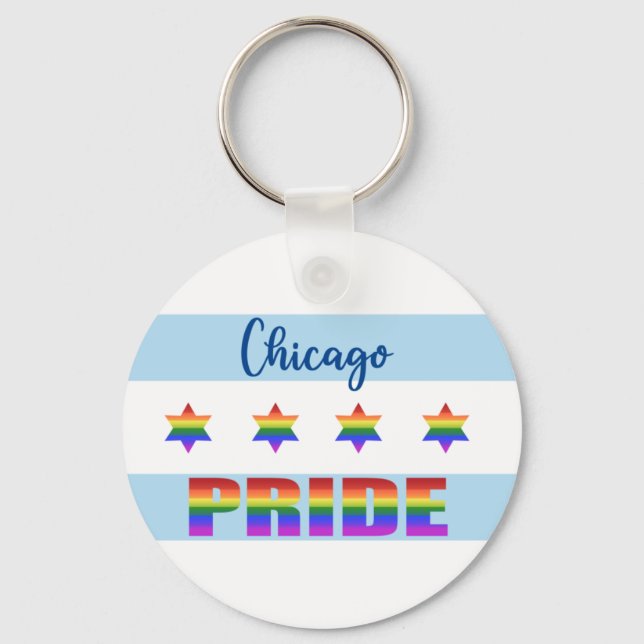 Porte-clés Chicago Pride (Recto)