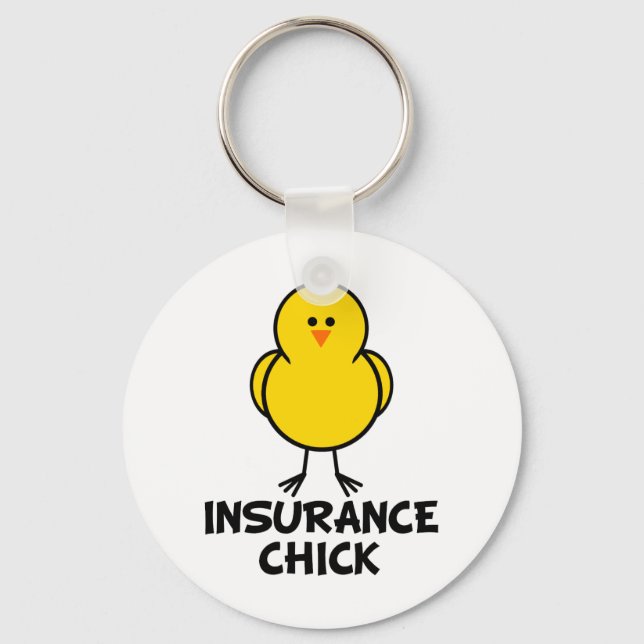 Porte-clés Chick d'assurance (Recto)