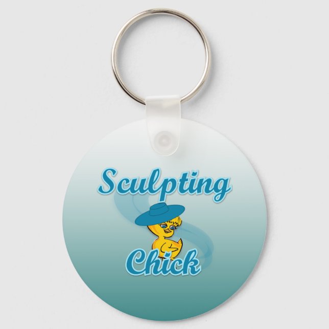 Porte-clés Chick sculpté #3 (Recto)