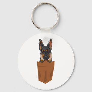 Porte-clés Chien dans Pocket Funny Chien pour Amoureux de les