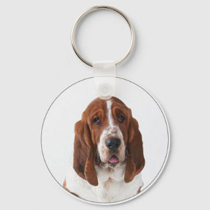 Porte-clés "Chien de basset-hound "