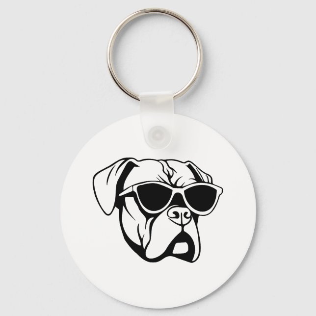 Porte-clés Chien de boîte (Recto)
