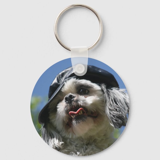 Porte-clés chien de levage (Recto)
