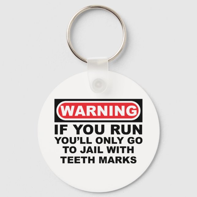 Porte-clés Chien de police (Recto)