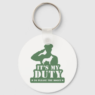 Porte-clés Chien de traîneau sibérien