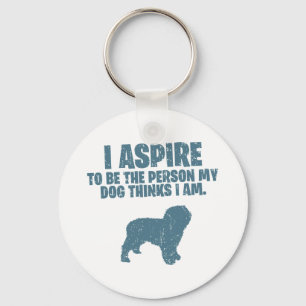 Porte-clés Chien d'eau espagnol