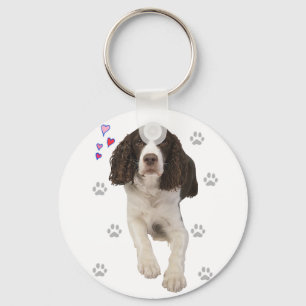 Porte-clés Chien d'épagneul de springer anglais